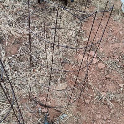 Several tomato / garden plant cages