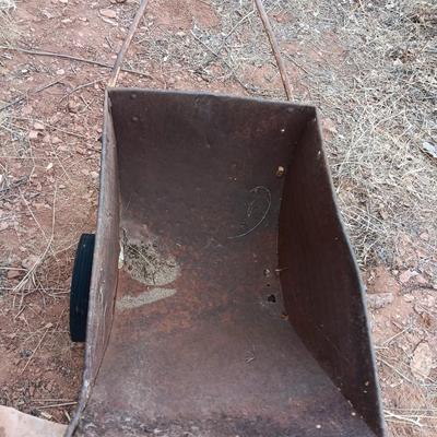 Antique cart for garden flower bed or yard art
