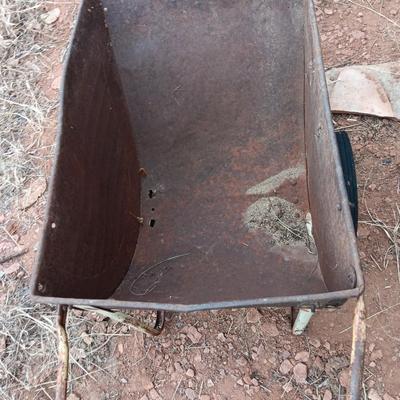Antique cart for garden flower bed or yard art