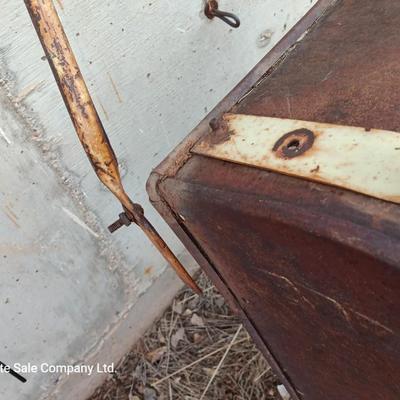 Antique cart for garden flower bed or yard art