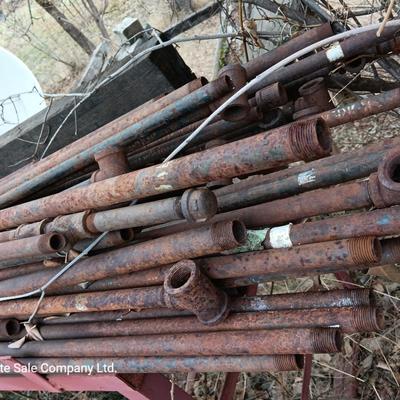 Steel pipe pole tent with 2 large silver tarps