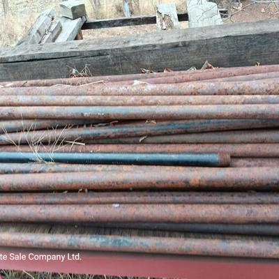 Steel pipe pole tent with 2 large silver tarps