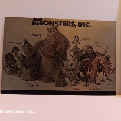 Colored tin Laser Art Cartoon characters