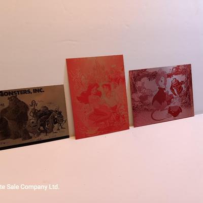 Colored tin Laser Art Cartoon characters