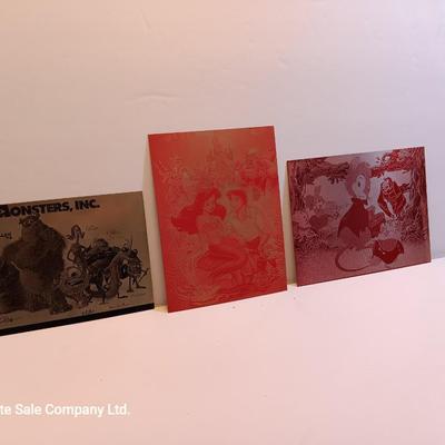 Colored tin Laser Art Cartoon characters