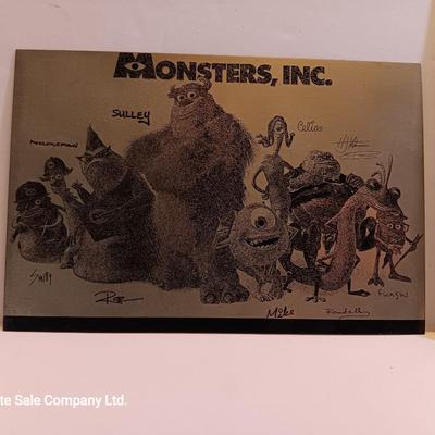 Colored tin Laser Art Cartoon characters