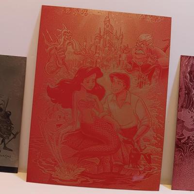 Colored tin Laser Art Cartoon characters