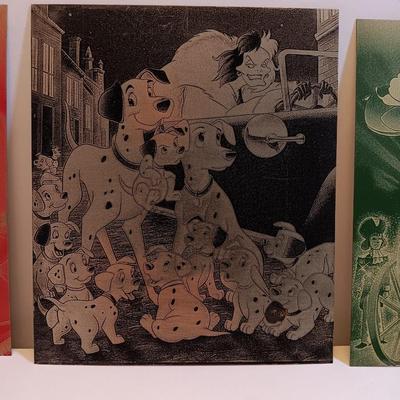 Laser art metal tin with cartoon characters