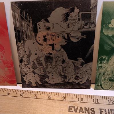 Laser art metal tin with cartoon characters