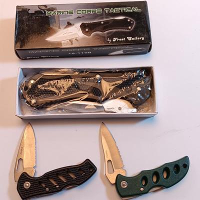 Three new pocketknives