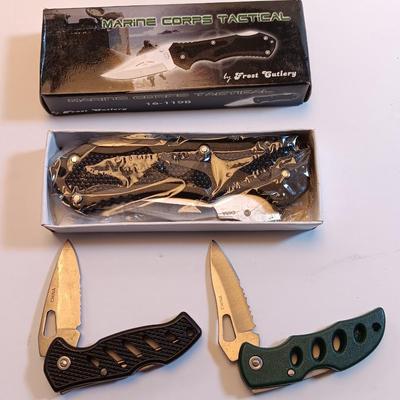 Three new pocketknives