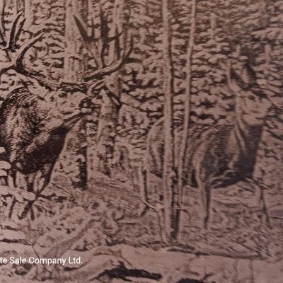 Three laser art tiles Turkey - Deer- owls