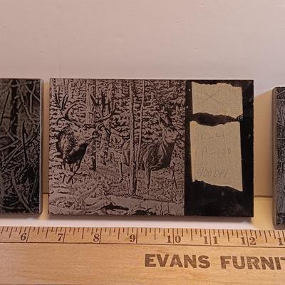 Three laser art tiles Turkey - Deer- owls