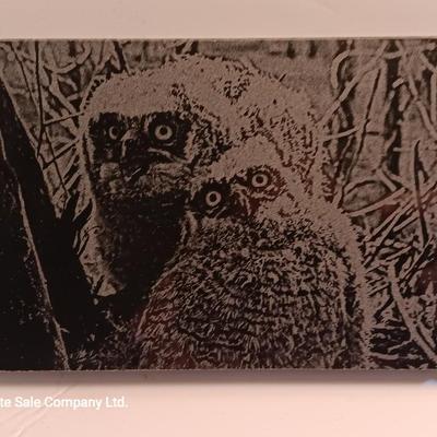Three laser art tiles Turkey - Deer- owls