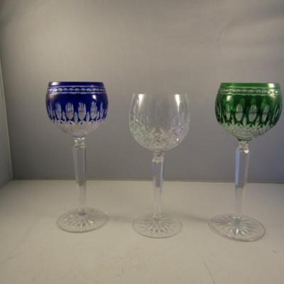 Assorted Waterford Crystal Wine Glasses