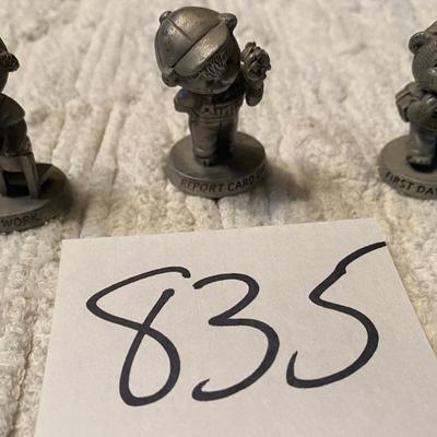 Avon Pewter Teddy Bears