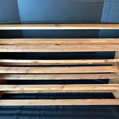 Lot 578 Shoe racks