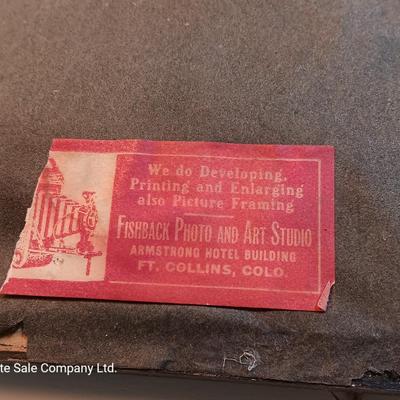 Antique long framed Greene Post Card Co. Camp LEWIS Washington picture
