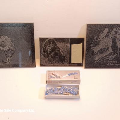 Laser art tiles - flower - the handwork of God - Turkey and a new pocketknife