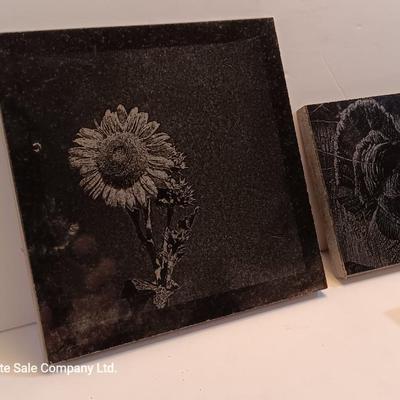 Laser art tiles - flower - the handwork of God - Turkey and a new pocketknife
