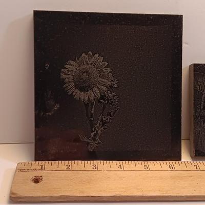 Laser art tiles - flower - the handwork of God - Turkey and a new pocketknife