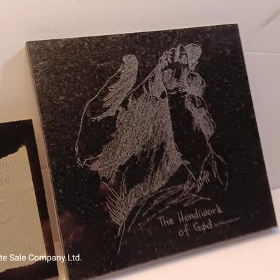 Laser art tiles - flower - the handwork of God - Turkey and a new pocketknife