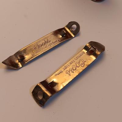 Prince Albert tins - Coors pottery ashtray - can openers