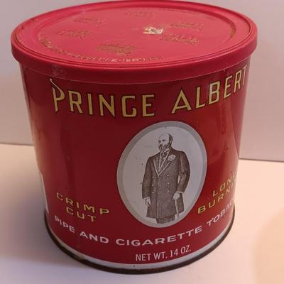 Prince Albert tins - Coors pottery ashtray - can openers