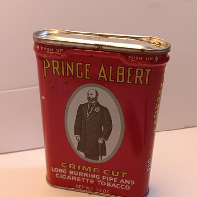 Prince Albert tins - Coors pottery ashtray - can openers