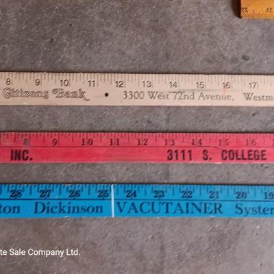 Collection of more yard sticks