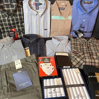 Lot 579 Mens shirts other items