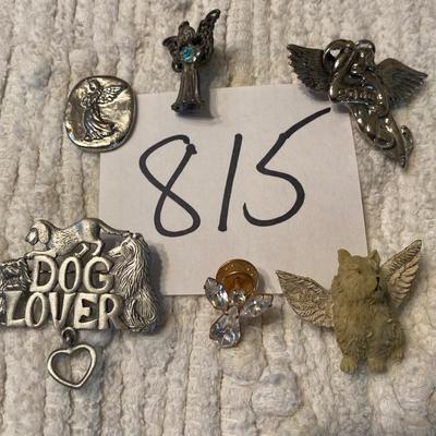 Dog and Angel Pin Lot