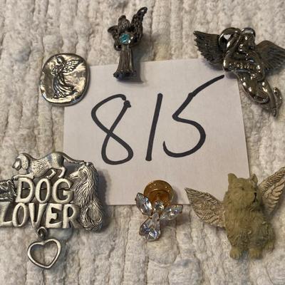 Dog and Angel Pin Lot