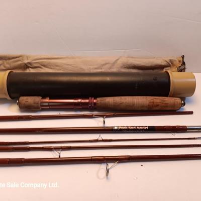 Fishing pole for the backpacker with new pocketknife - Pack rod model 30529 6'8"
