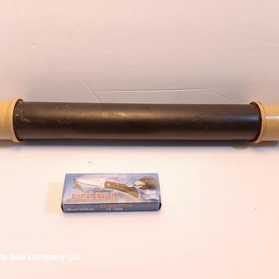 Fishing pole for the backpacker with new pocketknife - Pack rod model 30529 6'8"