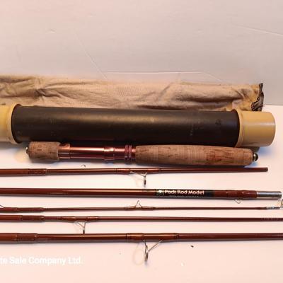 Fishing pole for the backpacker with new pocketknife - Pack rod model 30529 6'8"