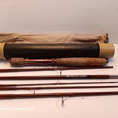 Fishing pole for the backpacker with new pocketknife - Pack rod model 30529 6'8"