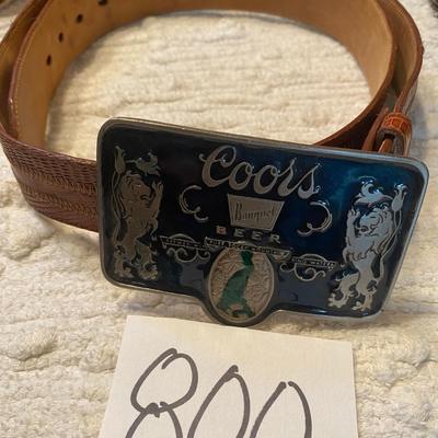 Coors Belt Buckle