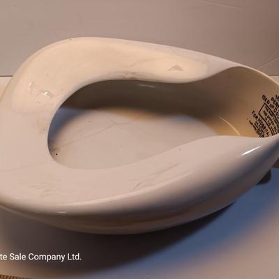 Antique Meinecke "Perfection" Bed Pan - Porcelain