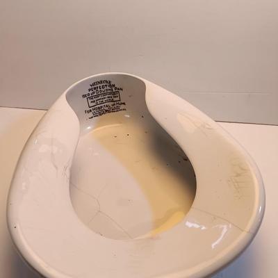 Antique Meinecke "Perfection" Bed Pan - Porcelain