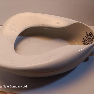 Antique Meinecke "Perfection" Bed Pan - Porcelain