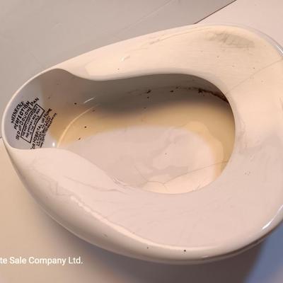 Antique Meinecke "Perfection" Bed Pan - Porcelain