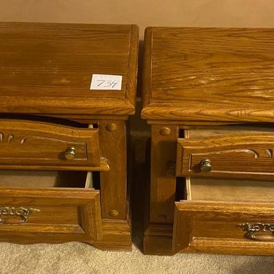 2 Matching Bed Stands