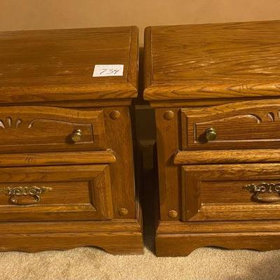 2 Matching Bed Stands