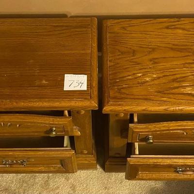 2 Matching Bed Stands