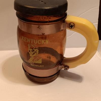 Coffee bean grinder with salt & pepper shakers