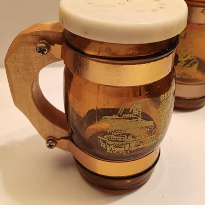 Coffee bean grinder with salt & pepper shakers