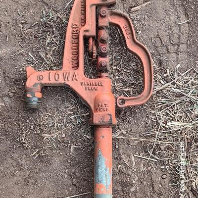 Outdoor frost-free water hydrant