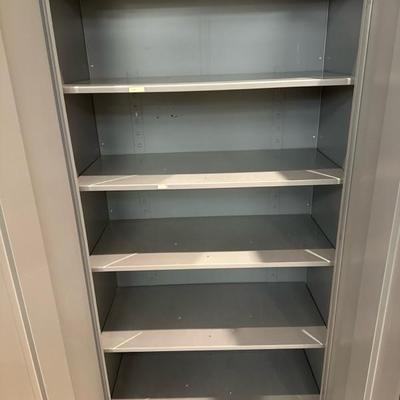 Lot 598 Dayton brand metal storage cabinet