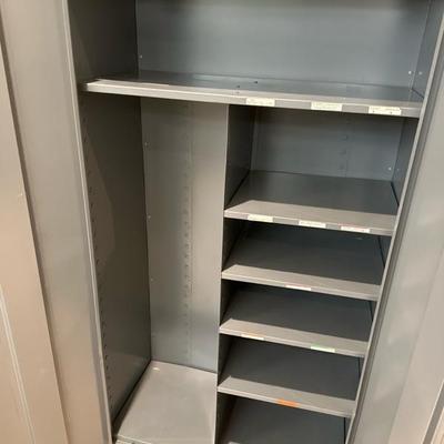 Lot 599 Dayton brand metal storage cabinet